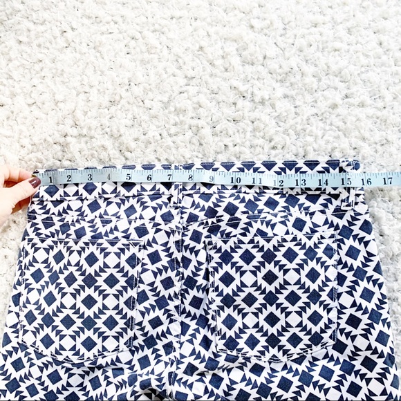 J. Crew Mid-Rise Toothpick Jean Black/White Print - Picture 11 of 13